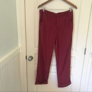 NWT House of Harlow 1960 Maroon lightweight Pants